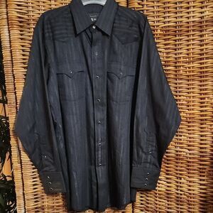 Panhandle Slim Western Shirt Pearl Buttons M 34